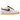 Nike Air Force 1 Low LV8 Soft Pearl Gum Black sneakers i sidoprofil med svart läderöverdel, matchande skosnören och tålig yttersula