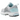 Nike Vomero 5 Pure Platinum Glacier Blue Wolf Grey Metallic Silver sneakers i sidoprofil med metallisk Swoosh, mesh-paneler och vit gummisula.