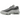 Nike Air Max 95 Light Smoke Grey Anthracite sneakers i en vinklad profilvy med lager-på-lager ovandel i grå toner, svarta skosnören och synlig Air-enhet