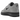 Nike Air Force 1 '07 Low Jewel Cool Grey Black sneakers i sidoprofil med grå läderöverdel, svart Jewel Swoosh och matchande svart yttersula