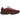 Nike Air Max Dn Burgundy Crush sneakers i sidoprofil med mörkröd ovandel, mörk mellansula och synlig Dynamic Air-dämpning i hälen