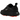 Nike Mind 002 Black Hyper Crimson sneakers från sidan, svart ovandel med accenter i stark rött, med klassisk snörning och tålig gummisula