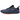 Nike Mind 002 Thunder Blue Chrome sneakers i sidoprofil med mörkblå meshovandel, kromdetaljer och vit mellansula med synlig dämpning