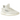 Yeezy Boost 350 V2 Bone sneakers sedda från sidan, med vit ovandel i Primeknit, matchande vita skosnören och en halvt genomskinlig sula