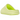 Yeezy Slide Green Glow sneakers i sidovy som visar den unika formgivningen i en starkt lysande neongrön färg och mjukt EVA-skummaterial.