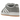 Adidas Campus 00s Grey Gum GS sneakers sidoprofil i grå mocka med klassiska vita ränder och en distinkt yttersula i tuggummifärg