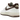 Nike Air Force 1 Low '07 Howard University Yardrunners sneakers i en vinklad vy med vitt läder, gula accenter och röd Swoosh-logotyp