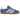 Adidas Gazelle Indoor Blue Fusion Gum sneakers i sidoprofil med blå mockaöverdel, vita detaljer och klassisk gummisula