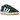 Adidas Campus 00s Forest Glade sneakers i sidovy med mörkgrön ovandel i mocka, vita ränder i läder och en klassisk vit gummisula