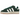 Adidas Campus 00s Forest Glade sneakers i sidoprofil med mörkgrön ovandel i mocka, vita läderränder och tjocka vita skosnören.