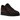 Nike Air Force 1 Low Retro QS Halloween Skull sneakers i sidoprofil med svart läderöverdel och vit sula