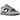 Nike Dunk Low Light Smoke Grey Anthracite sneakers i en snygg sidoprofil med mörkgrå läderöverdel och vit mellansula