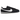 Nike Cortez Premium Black Sail sneakers i profil med svart läderöverdel, krämvit swoosh och vit sula med den klassiska tandade designen