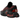 Nike Air Max Dn Bred sneakers i sidovy med svart ovandel, framträdande röd Dynamic Air-enhet i hälen och röd designdetalj vid tårna.
