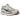 Nike Zoom Vomero 5 Metallic Silver Platinum Violet sneakers i sidoprofil med skimrande silverdetaljer, luftig mesh och violetta accenter på sulan.