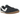 Nike Moon Shoe SP Jacquemus Off Noir sneakers sidoprofil med svart textil ovandel, mockapaneler och en unik våfflad yttersula i svart gummi.
