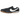 Nike Moon Shoe SP Jacquemus Off Noir sneakers i en detaljerad profilvy med svarta mockaöverdrag och ett unikt snörningssystem.