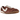 Nike Moon Shoe SP Jacquemus Fauna Brown sneakers sedd från sidan med brun ovandel, unikt snörsystem och detaljerad beige yttersula i gummi