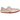 Nike Moon Shoe SP Jacquemus Aluminum Pink sneakers sedd från sidan med rosa textilovandel, metalliska detaljer och den unika mönstrade yttersulan