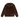 Nike x NOCTA Chalet Polar Top Brown sneakers sedd framifrån med brun fleeceöverdel, hög krage och kontrasterande svart dragkedja
