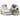Air Jordan 3 Retro Seoul 2.0 sneakers i sidoprofil med vit läderovandel, ikoniskt elefantmönster vid hälen och klassisk röd och blå trim