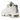 Nike Air Max 95 OG Big Bubble White Team Gold sneakers i vinkelvisning med vit mesh-ovandel, guldfärgade detaljer och synliga luftenheter