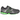 Nike Zoom Vomero 5 Metallic Pewter Green Strike sneakers i en snygg sidoprofil med mörk ovandel, gröna detaljer och en stötdämpande sula med bra grepp.