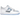Nike Air Force 1 Low Invisible Woman 2.0 sneakers i sidoprofil med genomskinliga paneler, vita läderdetaljer och en klassisk vit sula