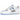 Nike Air Force 1 Low Invisible Woman 2.0 sneakers i sidoprofil med transparenta detaljer, vit läderovandel och klassisk sula