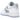 Nike Air Force 1 Low Invisible Woman 2.0 sneakers i sidoprofil med transparent ovandel, vita läderdetaljer och en tjock yttersula