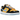 Nike Dunk Low Retro SE Black Laser Orange sneakers i profil, utförda i svart läder med livliga orange Swoosh-detaljer och vit mellansula