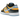 Nike Dunk Low Retro SE Black Laser Orange sneakers i sidoprofil med svart läderöverdel, laser orange detaljer och vit mellansula