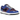 Nike Dunk Low Retro SE Patent Paramount Blue Viotech sneakers i sidoprofil med glansigt blått lackläder, färgglada paneler och en vit mellansula.