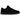 Nike Dunk Low SE Triple Black sneakers i sidoprofil med svart läderöverdel, matchande svarta skosnören och slitstark gummisula för en monokrom stil.