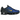 Nike Shox TL Black Lyon Blue Varsity Maize sneakers i sidovy med den karaktäristiska stötdämpande sulan, svart ovandel och blå detaljer.