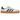 Adidas Sambae White Collegiate Green Gum sneakers i sidoprofil med vit läderovandel, gröna ränder och klassisk gummisula