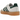 Adidas Sambae White Collegiate Green Gum sneakers i klassisk vinklad profil med vit läderovandel, gröna ränder och en mörk gummisula
