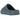 Yeezy Slide Slate Marine sneakers i sidoprofil, som visar den gjutna konstruktionen i ett stycke och den djupt blå matta ytan utan skosnören.