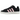 Adidas Campus 00s Core Black True Pink sneakers sedda från sidan med ovandel i svart mocka, breda rosa skosnören och vit yttersula