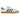 Adidas Samba OG White Collegiate Green Gum sneakers i profil med vit läderovandel, gröna ränder och en karakteristisk brun gummisula