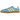 Adidas Gazelle Indoor Semi Blue Burst Almost Yellow sneakers i vinklad profil med blå ovandel i mocka och en klassisk yttersula i gummi