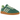 Adidas Handball Spezial Collegiate Green sneakers i klassisk profil med grön mockaöverdel, vita Adidas-ränder och brun gummisula