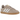 Adidas Samba Wonder Taupe sneakers i en elegant vinklad profilvy med ovandel i beige läder, mörk gummisula och klassiska 3-ränder