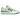 Adidas Forum Low White Green Lucid Pink sneakers i sidoprofil med vit læröverdel, gröna detaljer och rosa skosnören