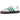 Adidas Sambae Cloud White Green sneakers sidoprofil med vit läderovandel, gröna ränder och semitransparent gummiyttersula för en stilren look