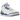 Jordan 3 Retro True Blue sneakers i en klassisk sidoprofil med vit överdel i läder, blå detaljer och det ikoniska elefanttrycket på tån