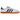 Adidas Samba OG White Energy Ink Gum sneakers i profil med vit läder, mörkblå ränder och klassisk gummisula