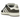 Adidas Campus 00s Charcoal Black White sneakers i vinklad vy med svart mockaöverdel, vita läderränder och tjocka skosnören