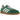 Adidas Handball Spezial Collegiate Green Gum sneakers i sidoprofil med mörkgrön ovandel i mocka, vita ränder och brun gummisula