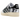 Adidas Superstar XLG Nanzuka Star Wars sneakers från sidan med vit ovandel, svart logotyp och de karaktäristiska sågtandade ränderna i svart och vitt.